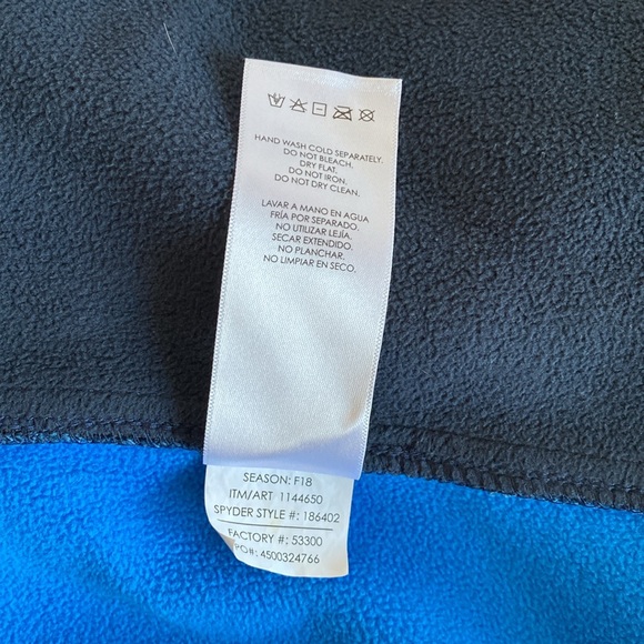 Spyder Zip Jacket. Medium. - Picture 6 of 7